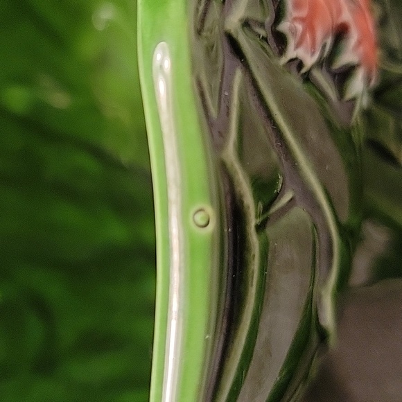 Vintage Christmas Ceramic Sleigh and Basket - Picture 9 of 16